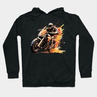 Moto Racing Fast Speed Competition Abstract Hoodie